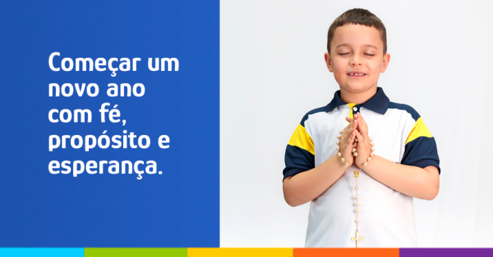 Começar um novo ano com fé, propósito e esperança.